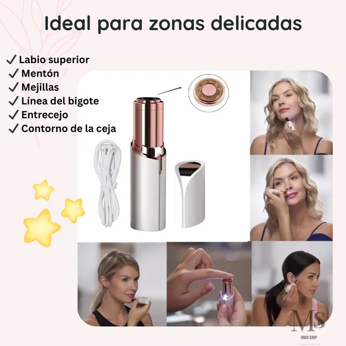 Depiladora Facial | Remueve vello sin dolor