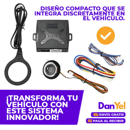 SISTEMA DE BOTON DE ARRANQUE UNIVERSAL PARA AUTO