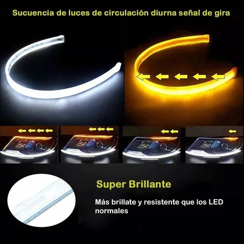 LUCES LED FLEXIBLES PARA FAROLA