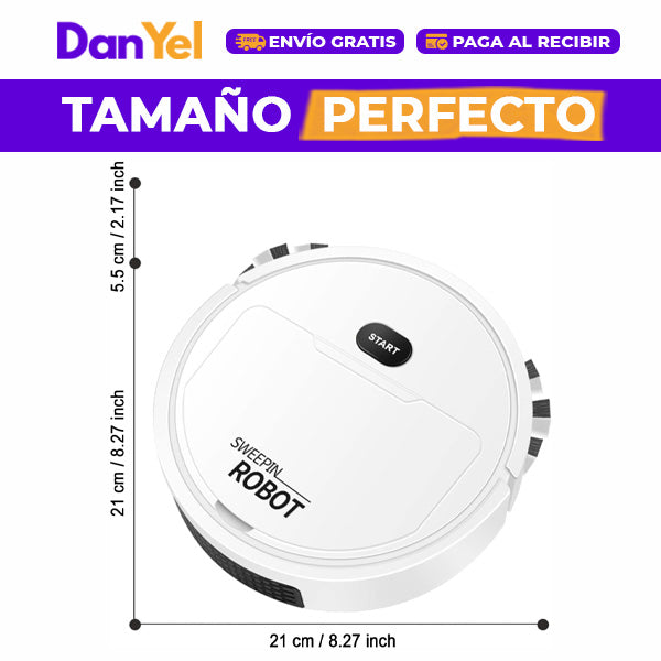 ROBOT LIMPIADOR INTELIGENTE ASPIRADOR Y TRAPEADOR 2 EN 1