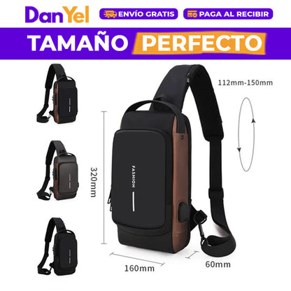 BOLSO ANTIROBO IMPERMEABLE CON USB