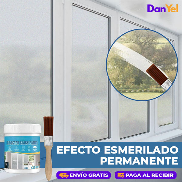 PINTURA PARA VIDRIOS EFECTO ESMERILADO