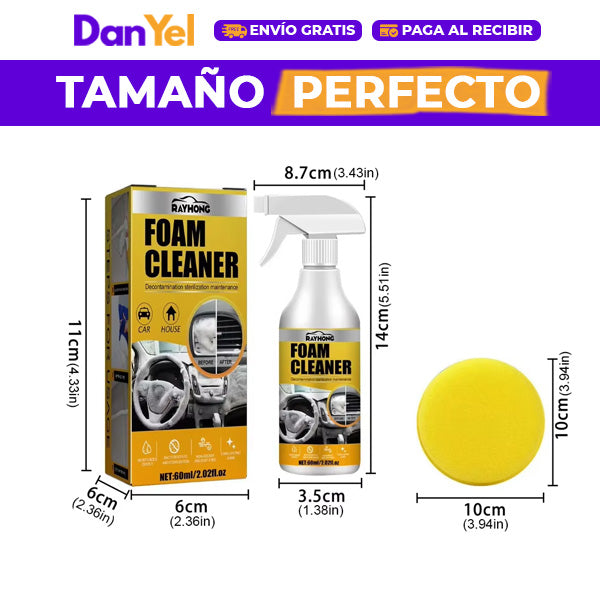 LIMPIADOR DE ESPUMA PROFESIONAL MULTIUSOS – FOAM CLEANER