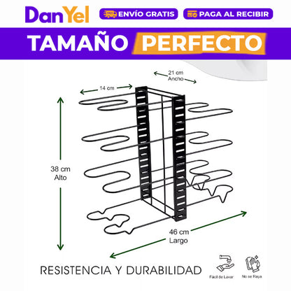 ORGANIZADOR DE COCINA MULTINIVEL VERSATIL