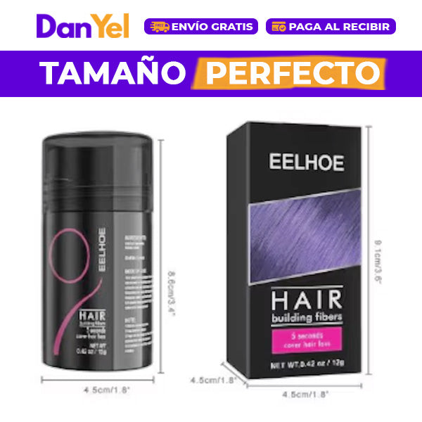 BOTELLA DE FIBRA CAPILAR EN POLVO | HAIR FAST THICK