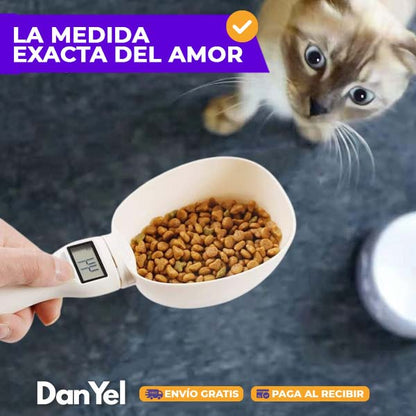 CUCHARA MEDIDORA DE ALIMENTOS PARA MASCOTAS