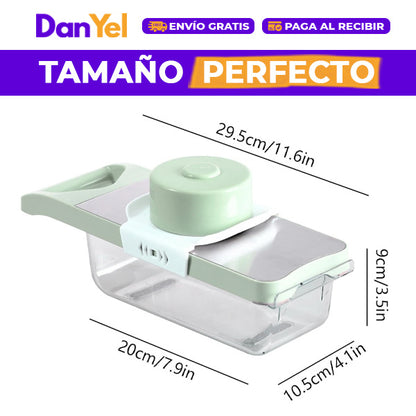REBANADOR DE VERDURAS CON 6 HOJAS DISPONIBLES