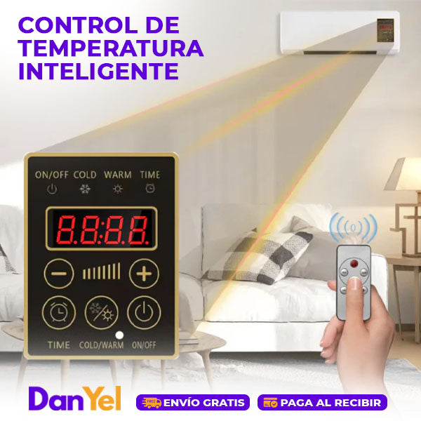 AIRE ACONDICIONADO SMART FRÍO CALOR 2 EN 1 PORTÁTIL