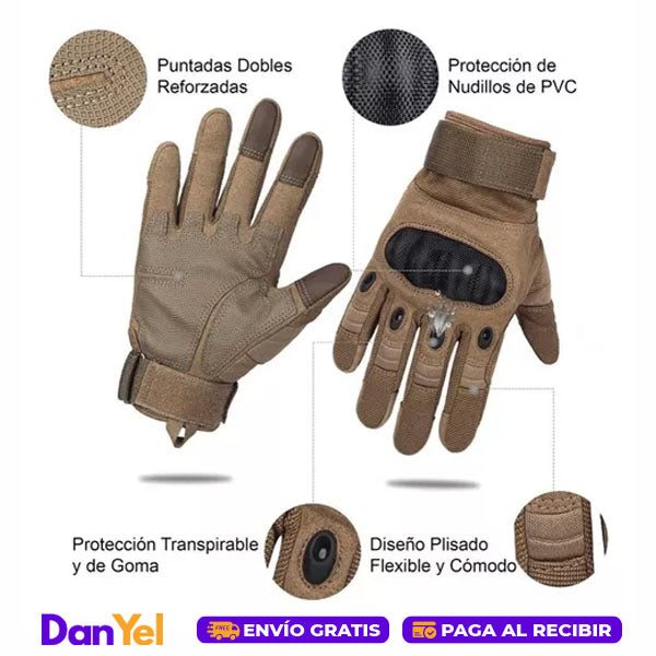 GUANTES TACTICOS ANTIDESLIZANTES