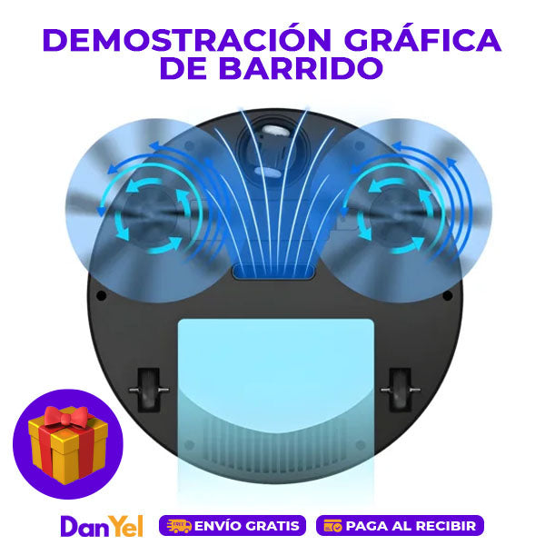 🔥SUPER PROMO 45% OFF🔥 LIMPIADOR ELÉCTRICO GIRATORIO 4 EN 1 + 🎁 GRATIS ROBOT LIMPIADOR INTELIGENTE  2 EN 1