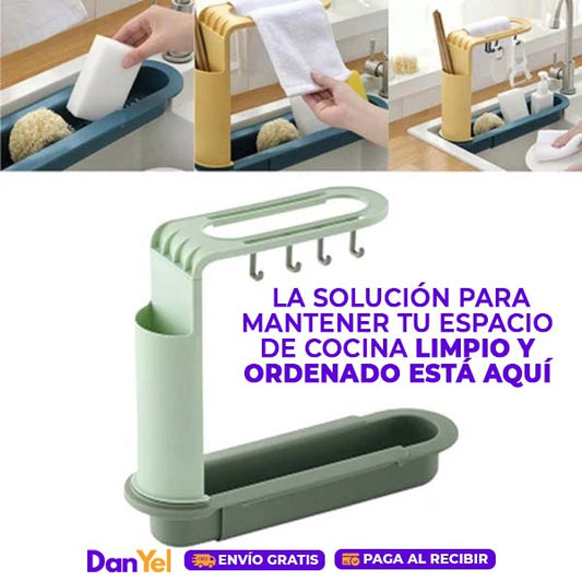 ORGANIZADOR DE COCINA PORTA ESPONJA EXPANSIBLE EXPANDIBLE