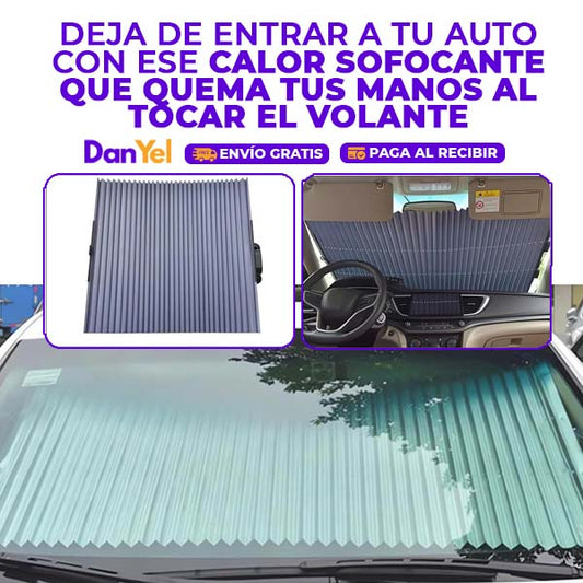 PROTECTOR SOLAR RETRÁCTIL PARA AUTO