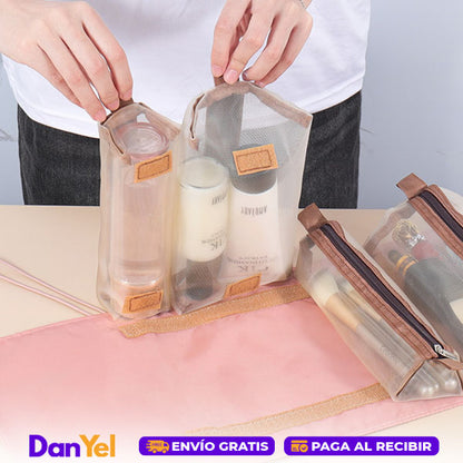 BOLSA DE COSMÉTICOS DESMONTABLE 4 EN 1