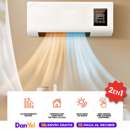 AIRE ACONDICIONADO SMART FRÍO CALOR 2 EN 1 PORTÁTIL