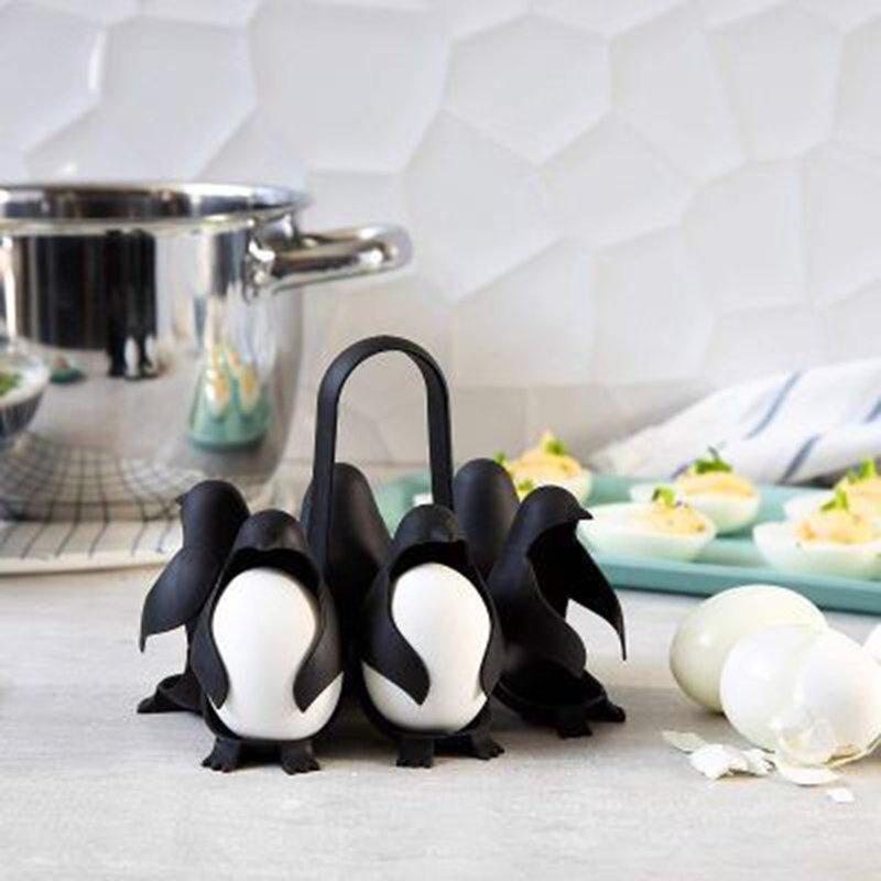Cocedor de Huevos en Forma de Pingüino