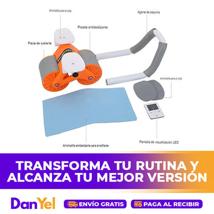 RUEDA ABDOMINAL DE REBOTE AUTOMÁTICO | EQUIPO DE ENTRENAMIENTO