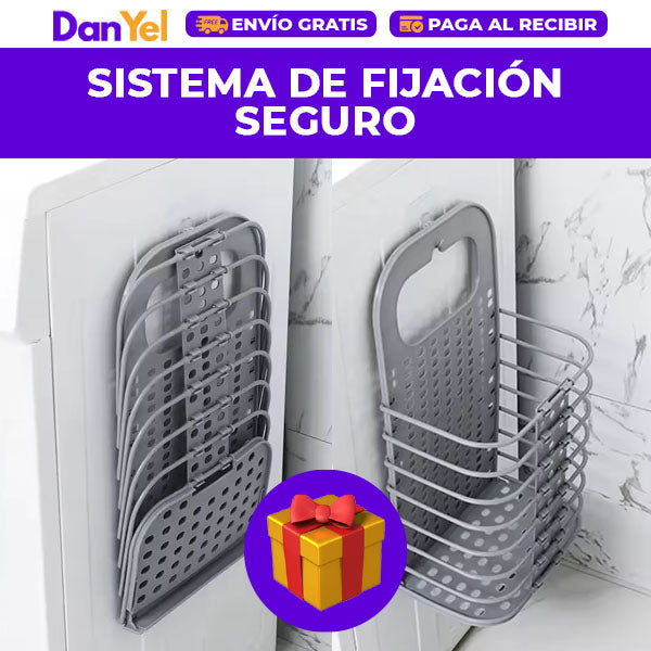 ORGANIZADOR AJUSTABLE PARA DUCHA+ 🎁 CESTA DE ROPA SUCIA PLEGABLE GRATIS 🔥SUPER PROMO 45% OFF🔥