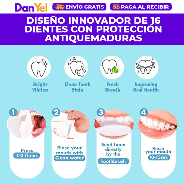 BLANQUEADOR DENTAL NATURAL DE BICARBONATO 2x1