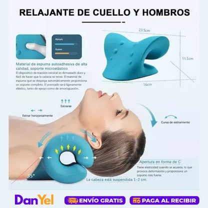 ALMOHADA CERVICAL TERAPÉUTICA | ALIVIO DEL DOLOR EN CUELLO Y HOMBROS