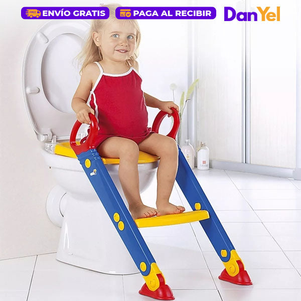 ENTRENADOR DE BAÑO CON ESCALERA: SEGURO Y CÓMODO ✨ÚLTIMO DÍA 49% OFF🔥