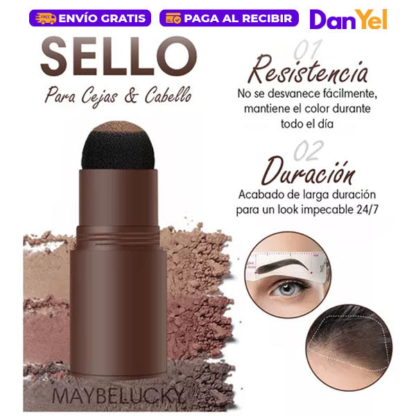 KIT: SELLO PARA CEJAS - cejas impecables y aprueba de agua y sudor