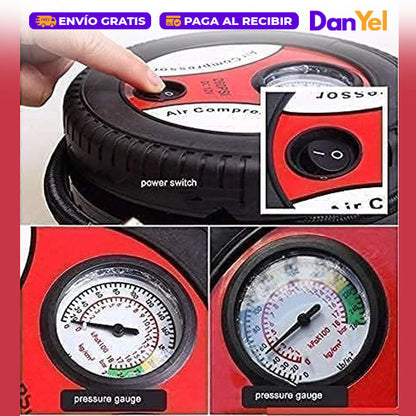 COMPRESOR PORTÁTIL DE EMERGENCIA ✨ÚLTIMO DÍA 49% OFF🔥