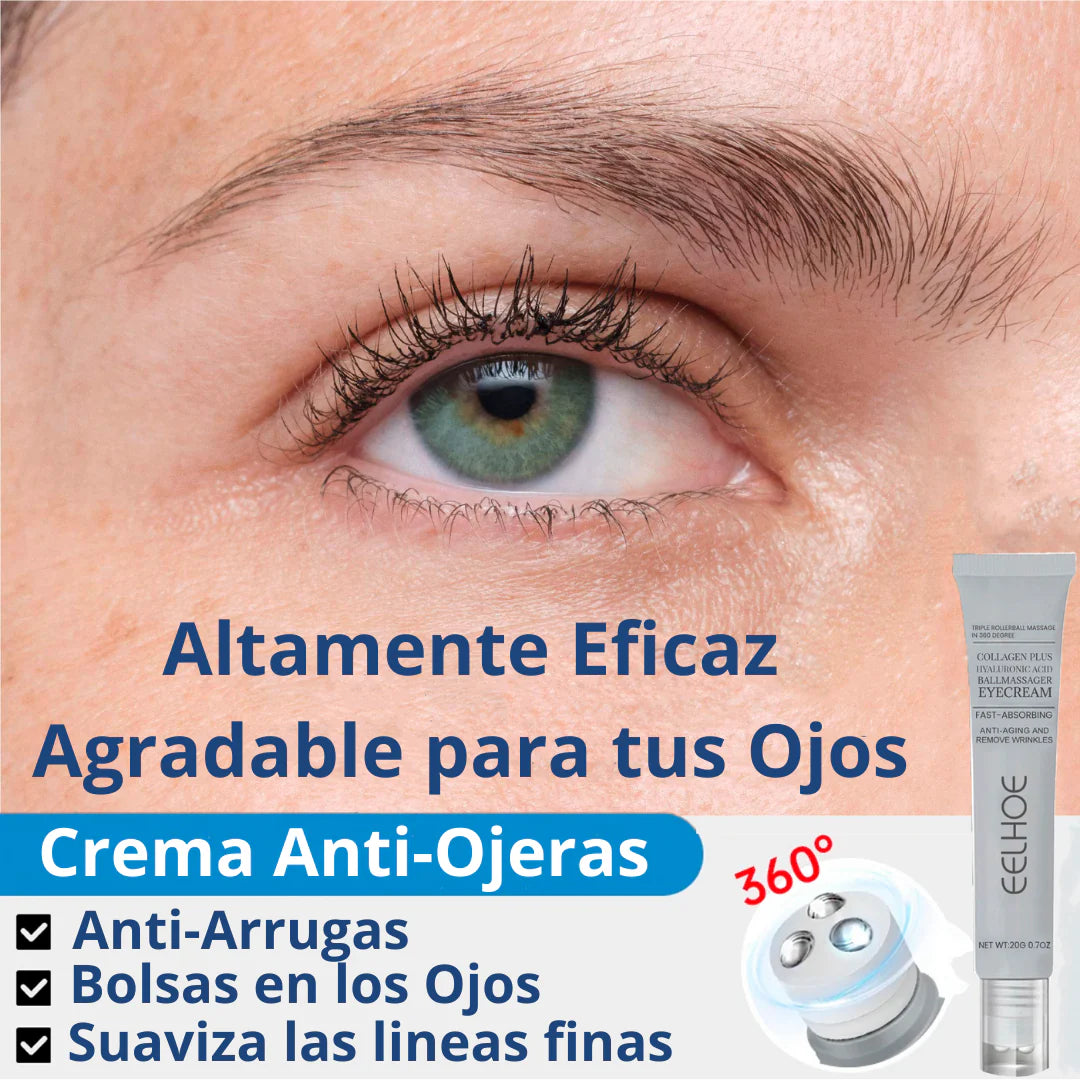 CREMA ANTIOJERAS CON COLÁGENO Y ÁCIDO HIALURÓNICO