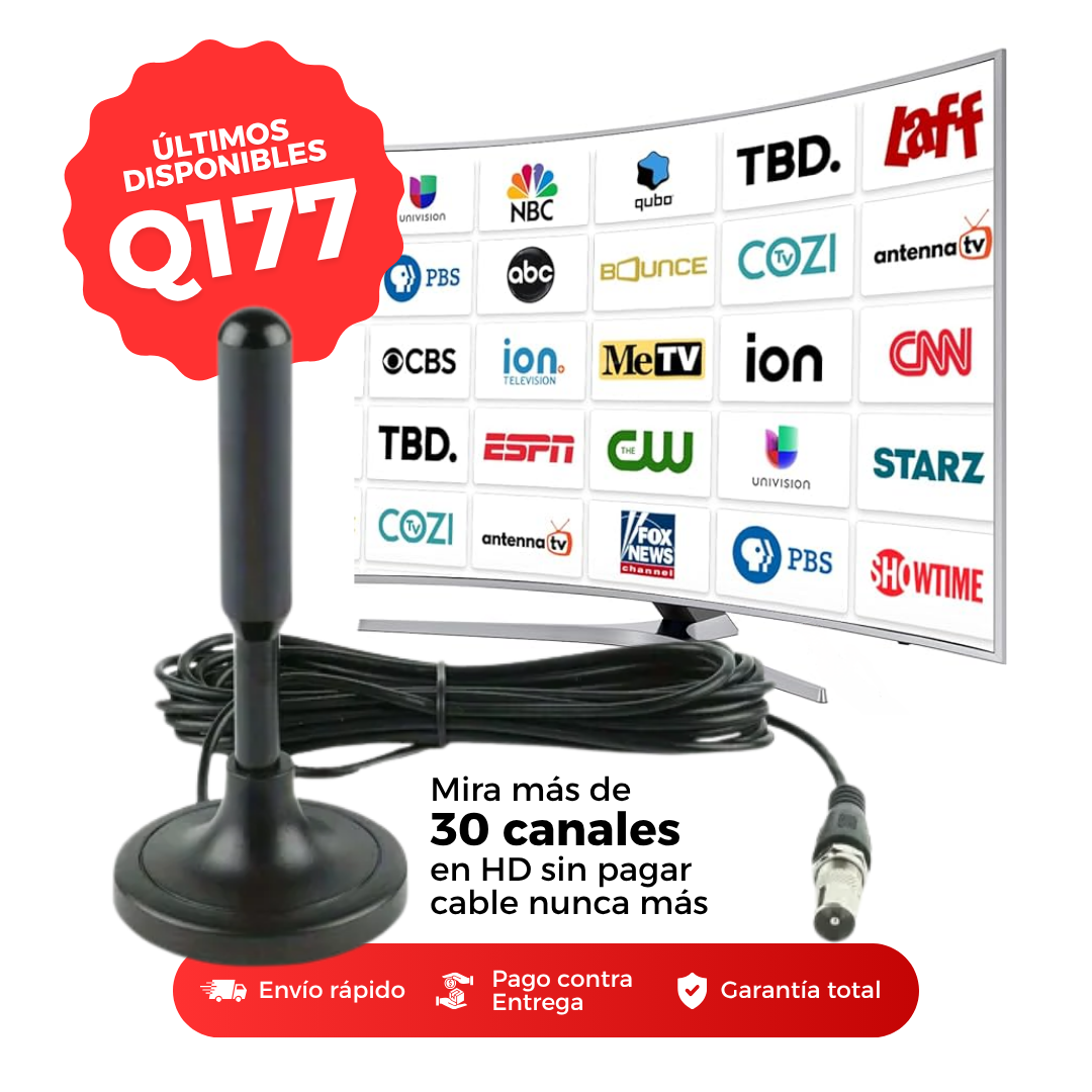 Antena TDT | TV Digital Ultra HD | Canales Gratis