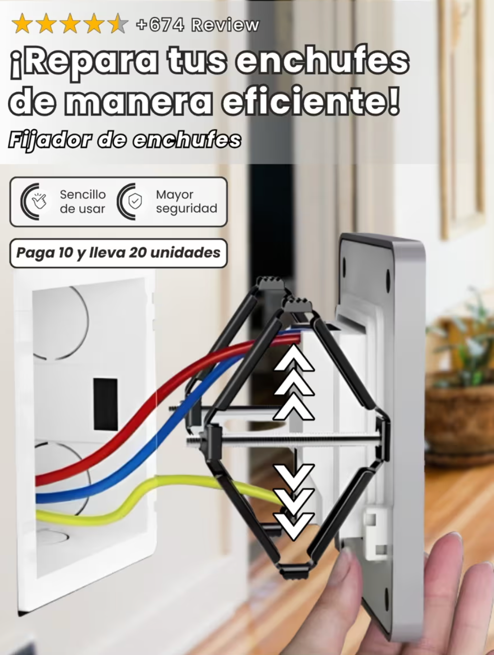 Fijador de Tomacorrientes