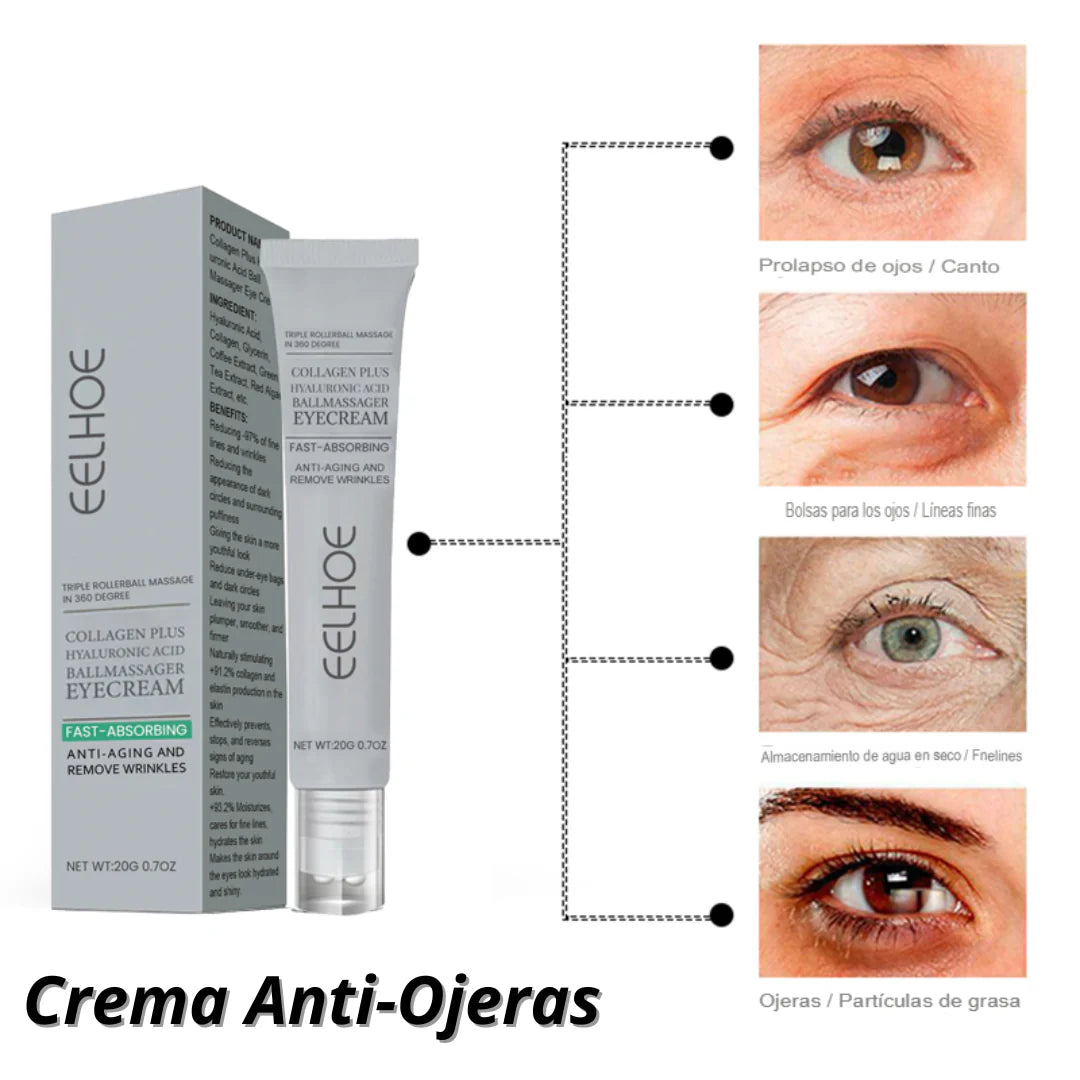 CREMA ANTIOJERAS CON COLÁGENO Y ÁCIDO HIALURÓNICO