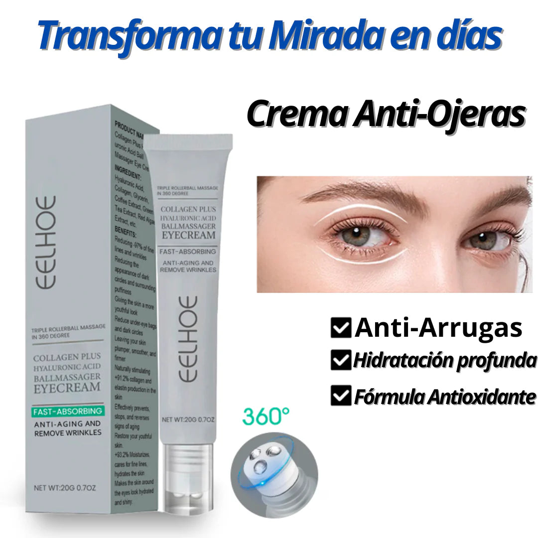 CREMA ANTIOJERAS CON COLÁGENO Y ÁCIDO HIALURÓNICO