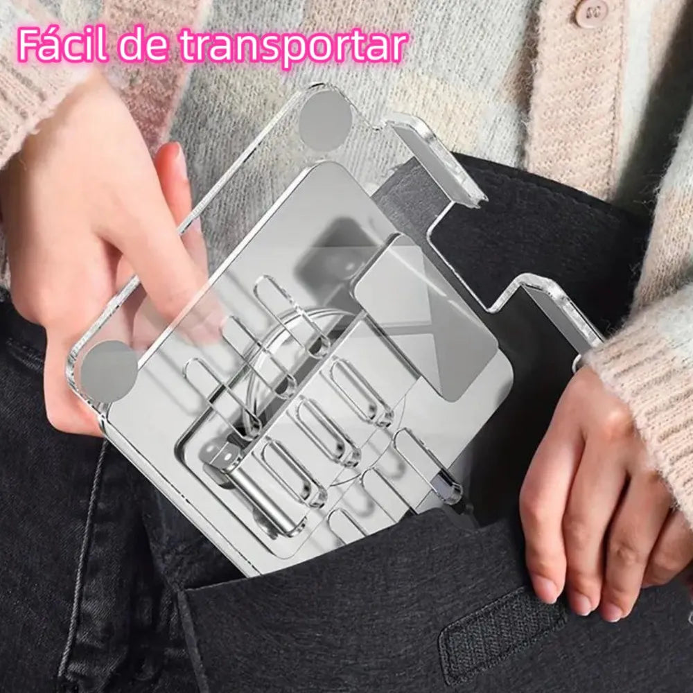Soporte Plegable 360° Para Tableta Y Celular | Ajustable Y Antideslizante