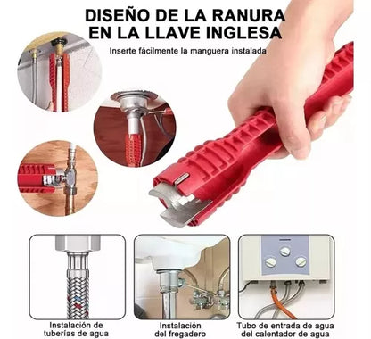 LLAVE PARA FREGADERO 8 EN 1