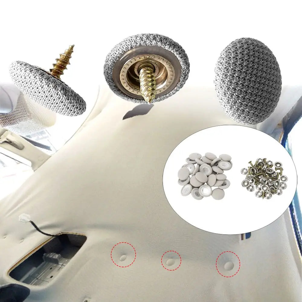 Tornillo De Reparación Para Techo De Auto | 12 Remaches Fijadores Interior Universal