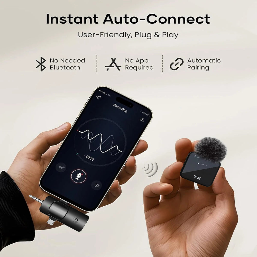 Micrófonos Inalámbricos de Solapa