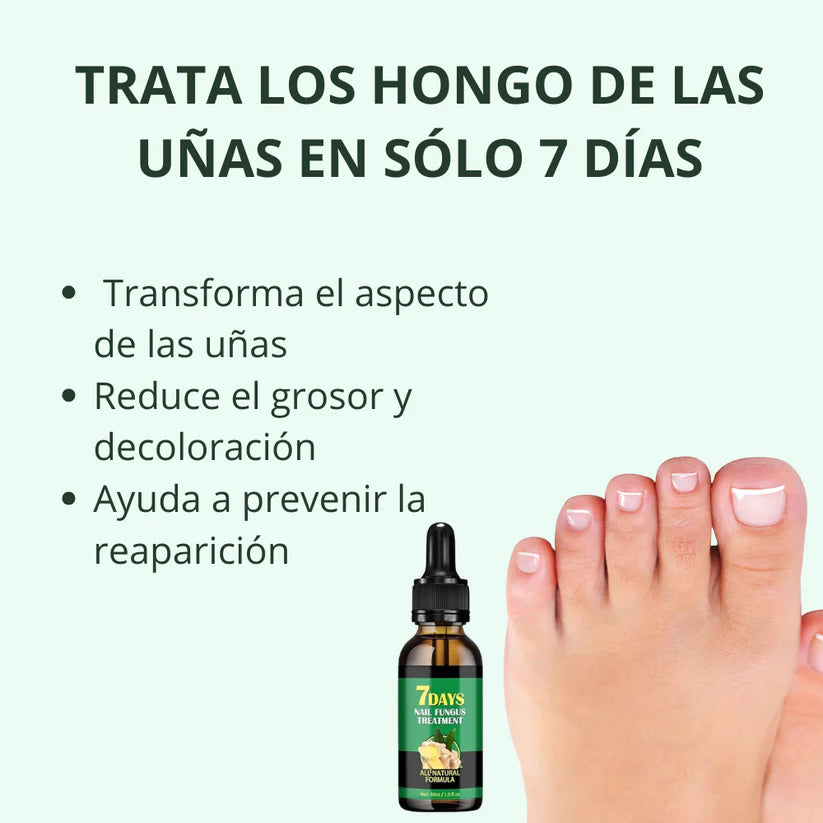 Aceite Milagroso para Uñas | Dile adiós a los hongos en 7 días L