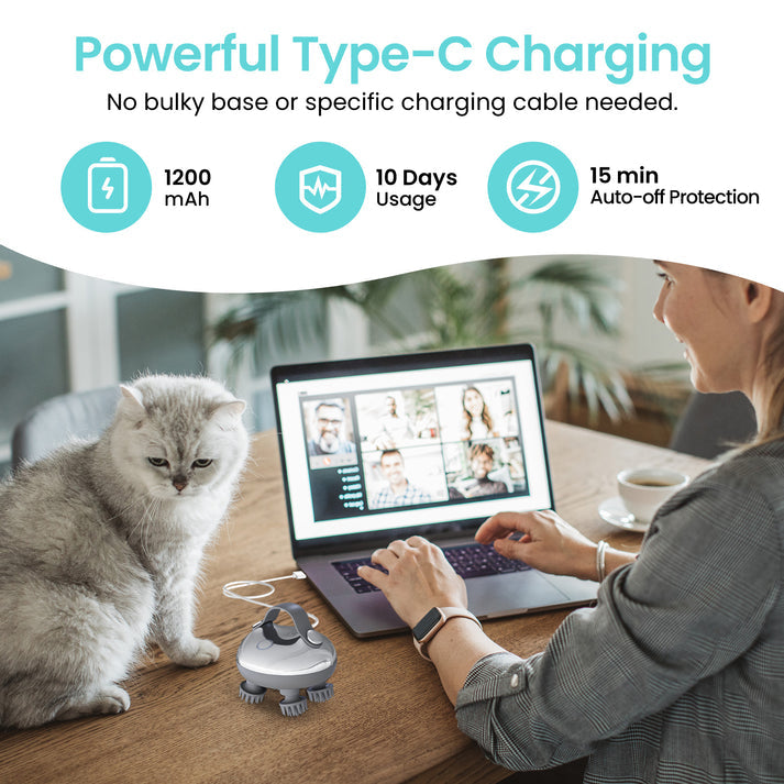 Masajeador de Cuero Cabelludo | Multifuncional