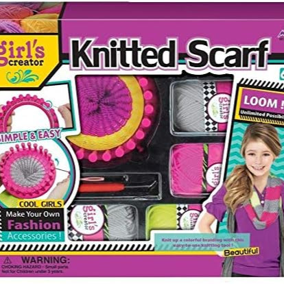 Kit Para Tejer Bufandas De Estambre