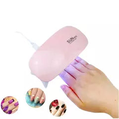 MINI LÁMPARA UV PARA UÑAS 2X1 -